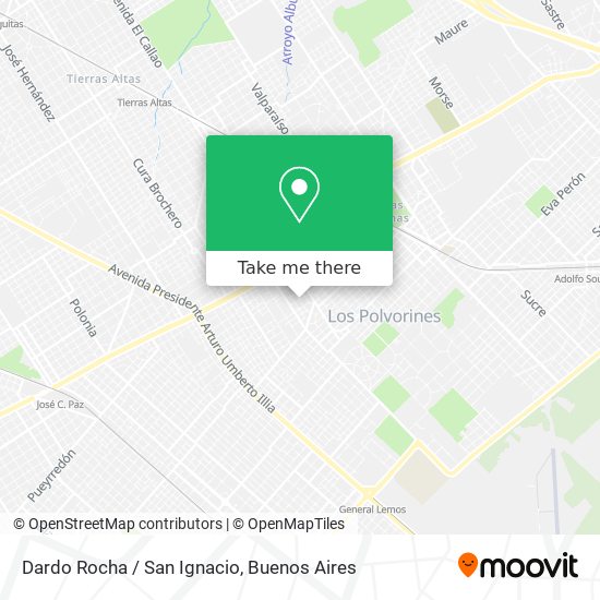 Dardo Rocha / San Ignacio map