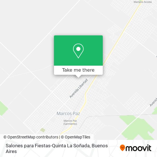 Mapa de Salones para Fiestas-Quinta La Soñada