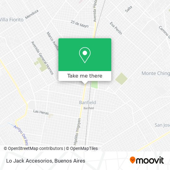 Lo Jack Accesorios map
