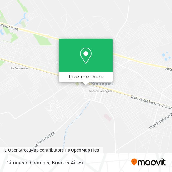 Gimnasio Geminis map