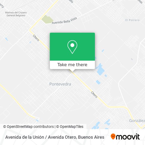 Avenida de la Unión / Avenida Otero map