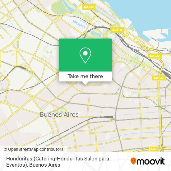 Honduritas (Catering-Honduritas Salon para Eventos) map
