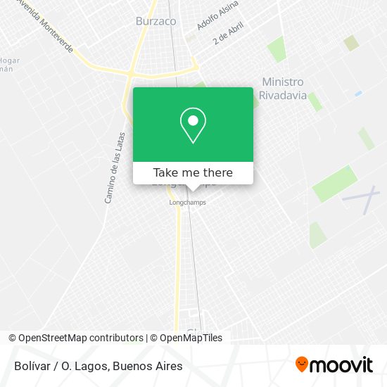 Bolívar / O. Lagos map