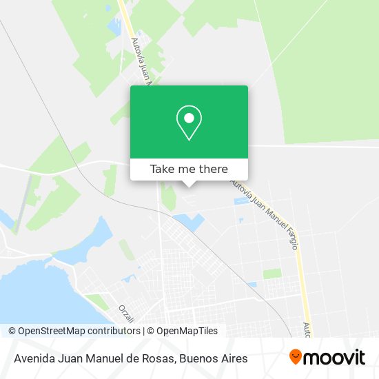 Avenida Juan Manuel de Rosas map