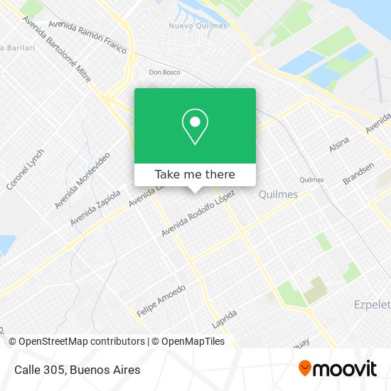 Mapa de Calle 305