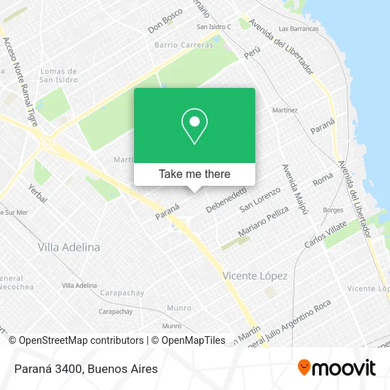 Mapa de Paraná 3400
