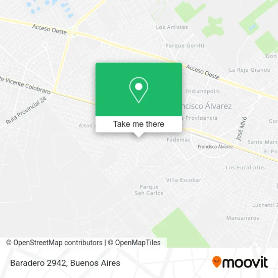 Baradero 2942 map