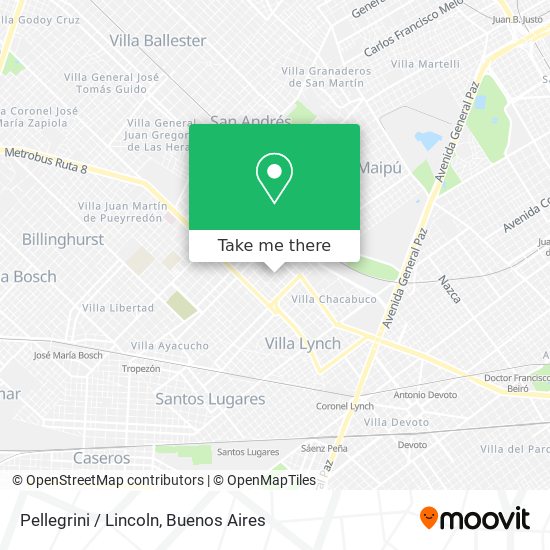Pellegrini / Lincoln map