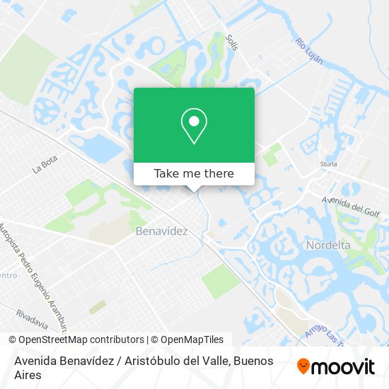 Avenida Benavídez / Aristóbulo del Valle map