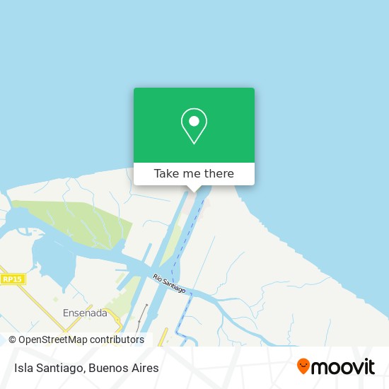 Mapa de Isla Santiago