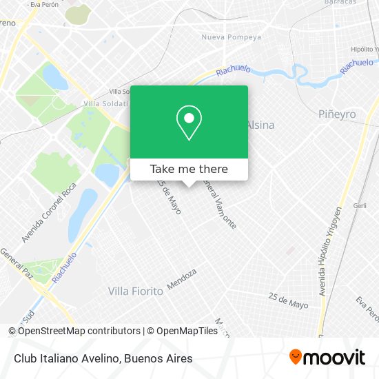 Club Italiano Avelino map