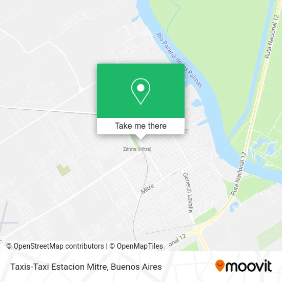 Taxis-Taxi Estacion Mitre map