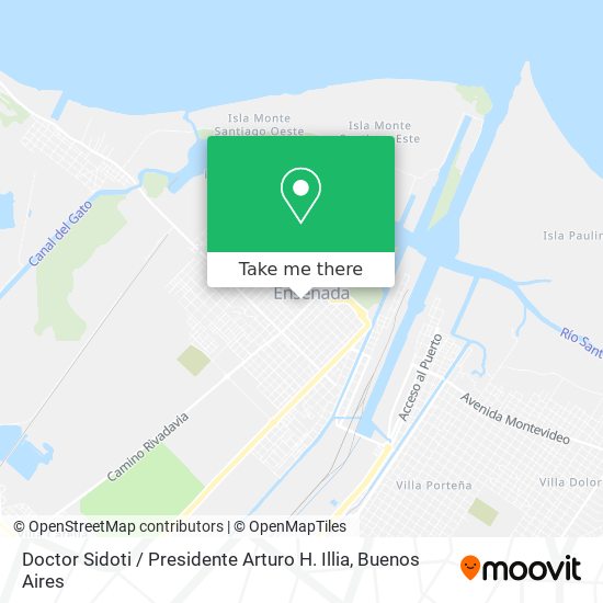 Doctor Sidoti / Presidente Arturo H. Illia map