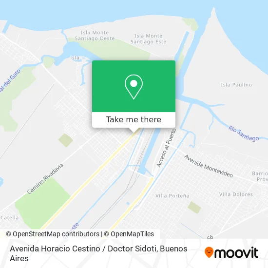 Mapa de Avenida Horacio Cestino / Doctor Sidoti