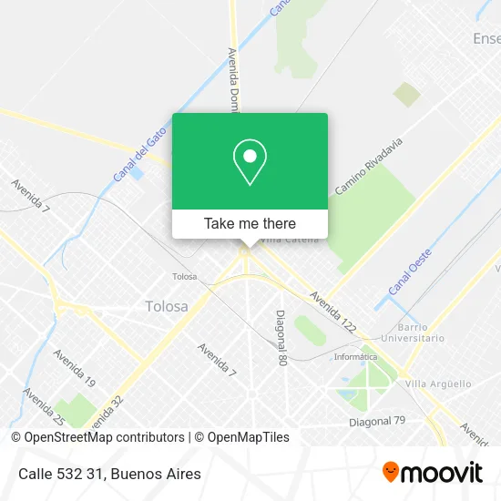 Mapa de Calle 532 31