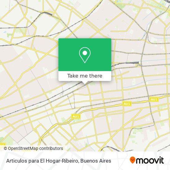 Articulos para El Hogar-Ribeiro map