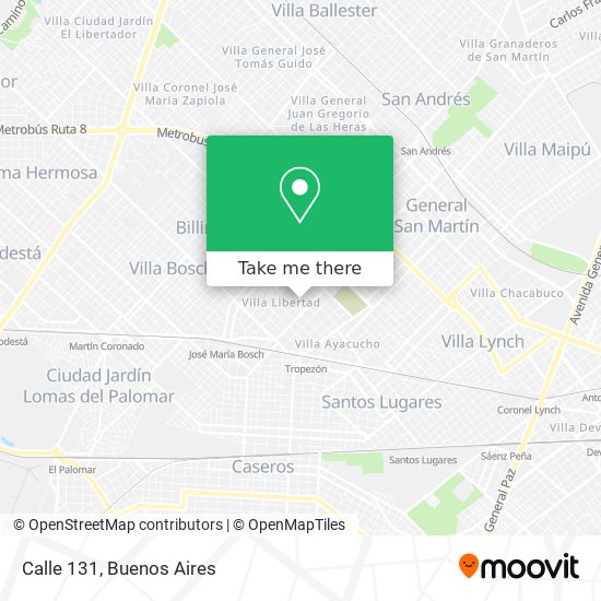 Mapa de Calle 131