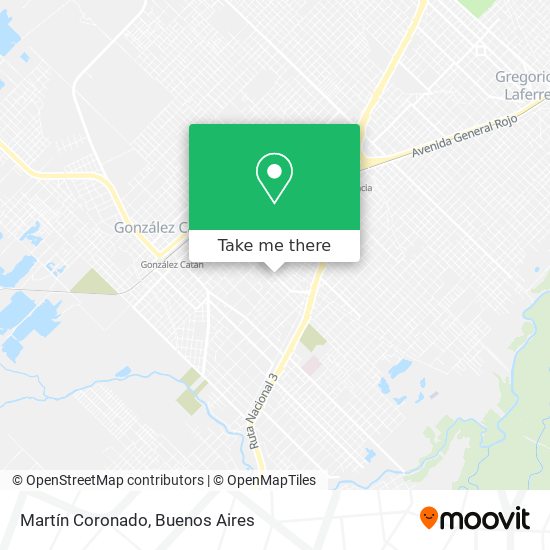 Martín Coronado map