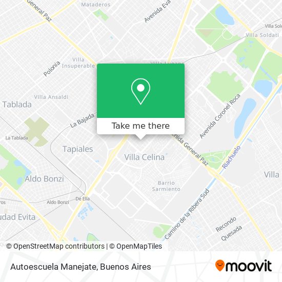 Autoescuela Manejate map