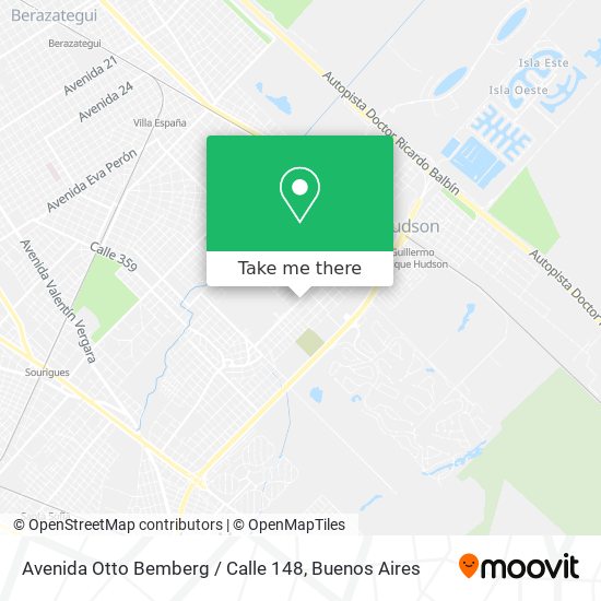 Avenida Otto Bemberg / Calle 148 map