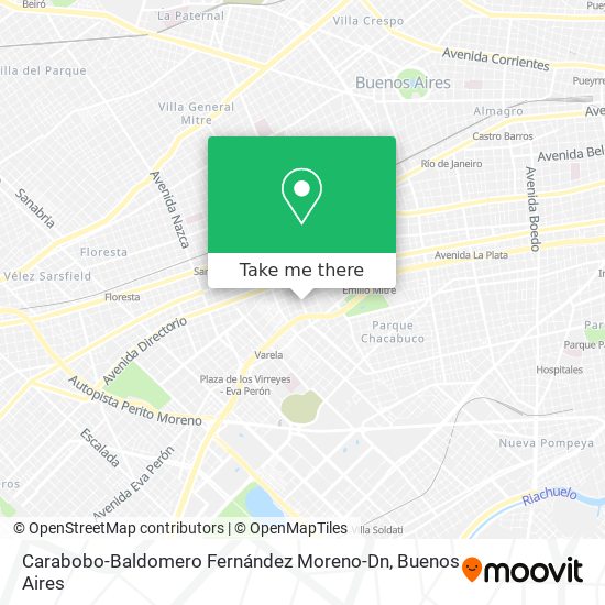 Carabobo-Baldomero Fernández Moreno-Dn map