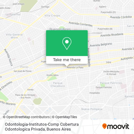 Odontologia-Institutos-Comp Cobertura Odontologica Privada map