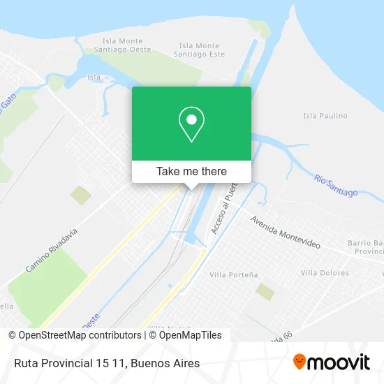 Ruta Provincial 15 11 map