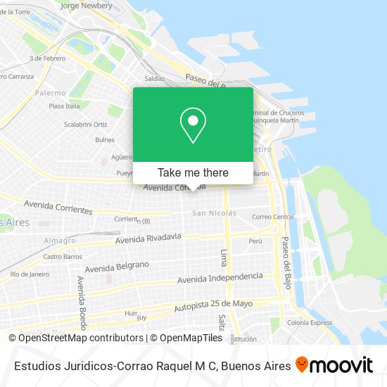 Estudios Juridicos-Corrao Raquel M C map