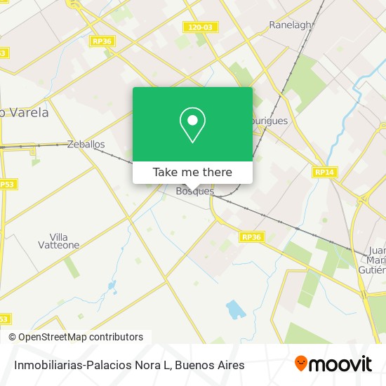 Inmobiliarias-Palacios Nora L map