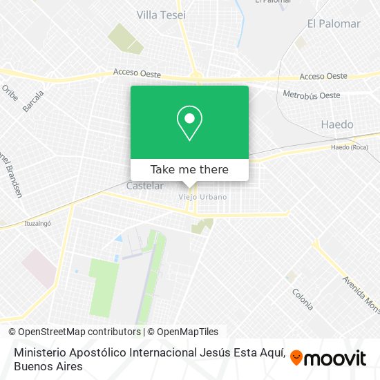 Ministerio Apostólico Internacional Jesús Esta Aquí map