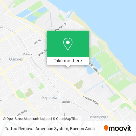 Mapa de Tattoo Removal American System