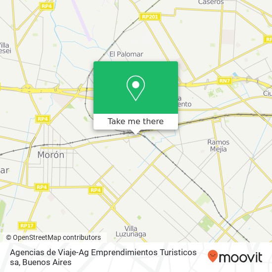 Mapa de Agencias de Viaje-Ag Emprendimientos Turisticos sa