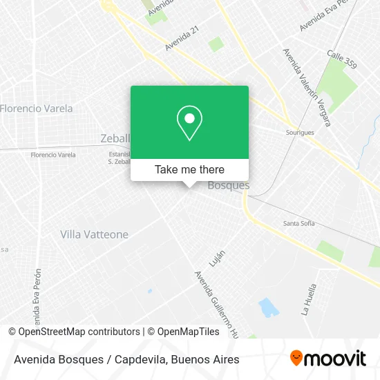 Avenida Bosques / Capdevila map