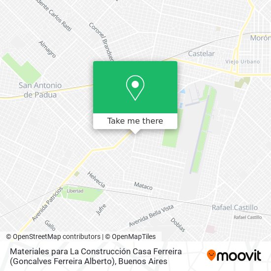 Mapa de Materiales para La Construcción Casa Ferreira (Goncalves Ferreira Alberto)