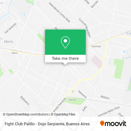 Fight Club Palillo - Dojo Serpiente map