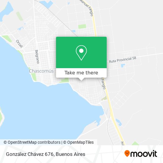 Mapa de González Chávez 676