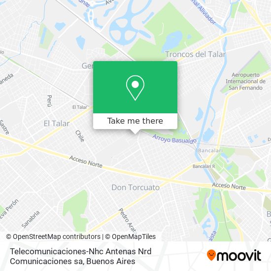 Telecomunicaciones-Nhc Antenas Nrd Comunicaciones sa map