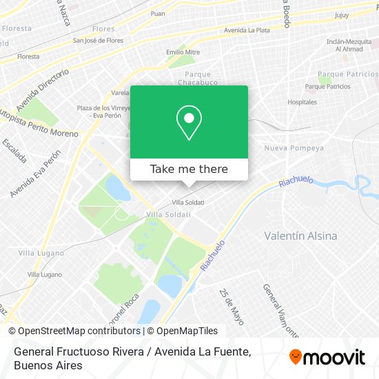 General Fructuoso Rivera / Avenida La Fuente map