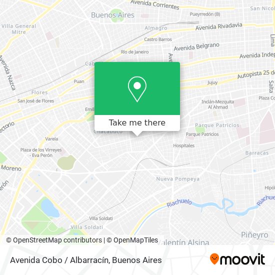 Mapa de Avenida Cobo / Albarracín