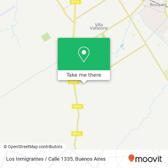 Los Inmigrantes / Calle 1335 map