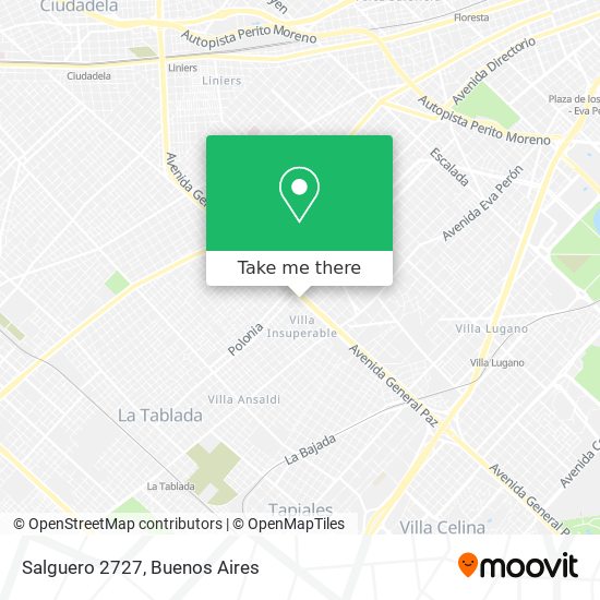 Salguero 2727 map