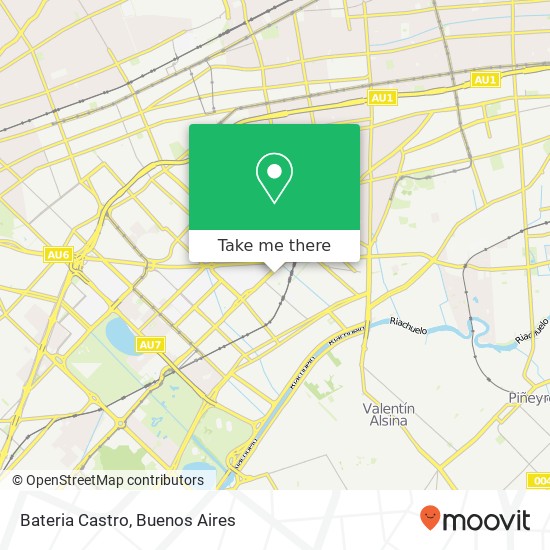 Bateria Castro map