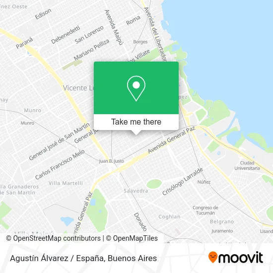Mapa de Agustín Álvarez / España