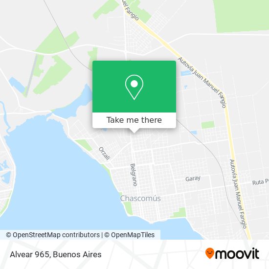 Alvear 965 map