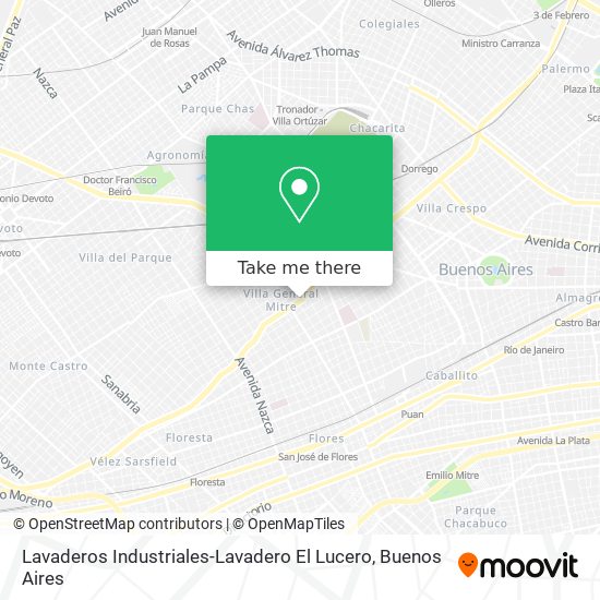 Mapa de Lavaderos Industriales-Lavadero El Lucero