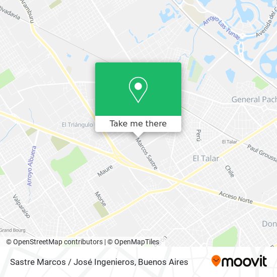 Sastre Marcos / José Ingenieros map