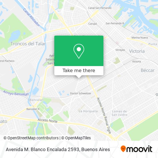 Avenida M. Blanco Encalada 2593 map