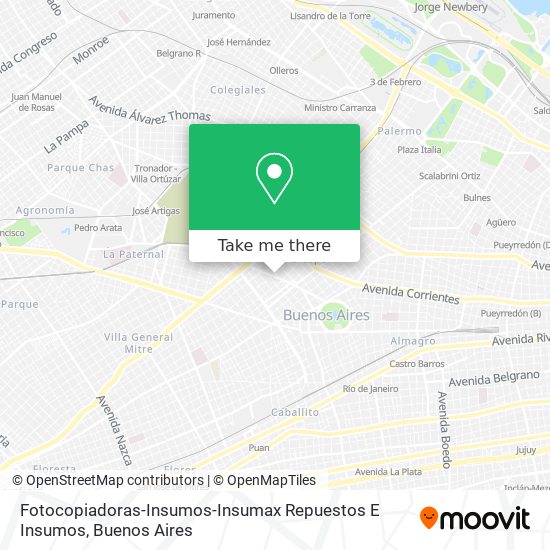 Fotocopiadoras-Insumos-Insumax Repuestos E Insumos map