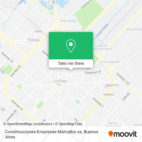 Mapa de Construcciones-Empresas-Marcalba sa