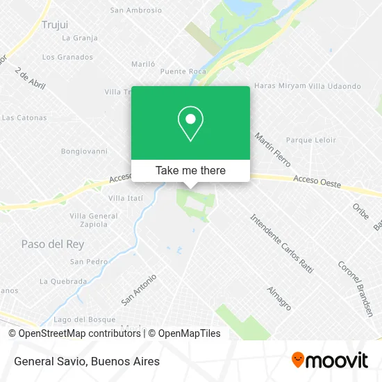 General Savio map